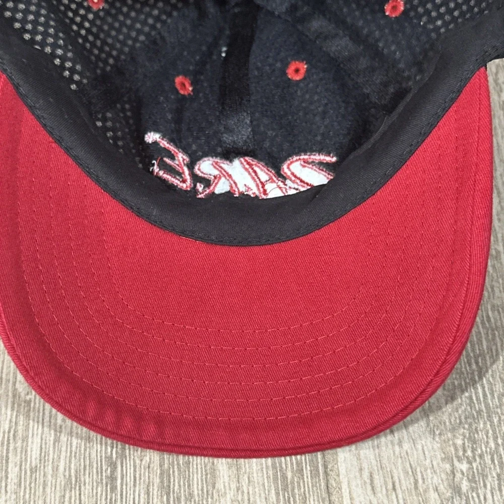 VTG NWOT RARE D.A.R.E. Classic mesh black red SnapBack hat Breathable 80 90s 00s